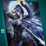 Картина на стену Dota 2 Игра Дровка 40x50