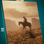 Картина на стену Red Dead Redemption Игра ковбой 40x50