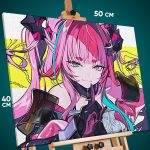 Картина на стену Аркнайтс Игра 40x50