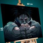 Картина на стену Магическая битва Аниме Чосо 40x50