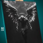 Картина на стену Религия падший ангел 40x50