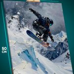 Картина на стену Спорт Арт сноубордист 40x50