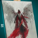 Картина на стену Религия падший ангел 40x50
