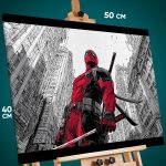 Картина на стену Marvel Дэдпул 40x50