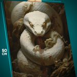 Картина на стену Фэнтези змей 40x50