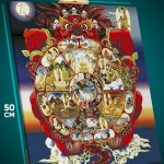 Картина на стену Религия Будда Колесо Сансары 40x50