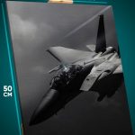 Картина на стену Воин истребитель 40x50