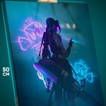 Картина на стену Аркейн Игра Джинкс 40x50