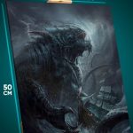 Картина на стену Фэнтези морское чудище 40x50