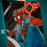 Картина на стену Marvel Человек-паук Паук-панк 40x50