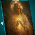 Картина на стену Религия Иисус Христос Бог 40x50