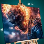 Картина на стену Marvel Призрачный гонщик 40x50