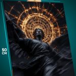 Картина на стену Статуя ангел архангел 40x50