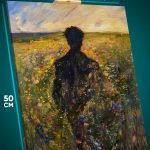 Картина на стену Человек Арт сюрреализм поле 40x50