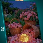 Картина на стену Цветы корзины с розами 40x50