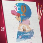 Картина по номерам Ван-Пис Аниме Тони Тони Чоппер 40x50