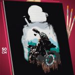 Картина по номерам Days Gone Игра Дикон 40x50