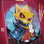 Картина по номерам Sonic мультфильм Еж Метал Соник 40x50