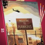 Картина по номерам Сериалы Кино Очень странные дела 40x50