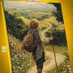 Картина на стену Властелин колец Кино хоббит фэнтези 40x50