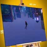Картина на стену Marvel Человек-паук Майлз Моралес 40x50