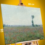 Картина на стену Репродукция Маковое поле 40x50