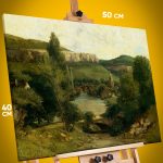Картина на стену Репродукция Вид Орнана 40x50