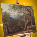 Картина на стену Репродукция Корфу из Санта-Декки 40x50