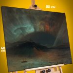 Картина на стену Репродукция Северное сияние 40x50