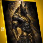 Картина на стену Религия Древний Египет Анубис бог 40x50