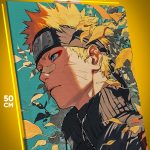 Картина на стену Наруто Аниме Наруто Узумаки 40x50