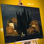 Картина на стену Репродукция Остров мёртвых 40x50