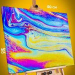 Картина на стену Абстракция волны 40x50