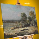 Картина на стену Репродукция Хижина устричника 40x50