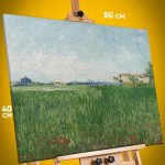 Картина на стену Репродукция Поле с маками близ Арля 40x50