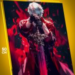 Картина на стену Devil May Cry Игра Данте 40x50