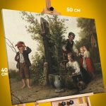 Картина на стену Репродукция Игра в жмурки 40x50