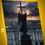 Картина на стену Ангел Александровская колонна 40x50