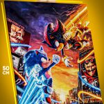 Картина на стену Sonic мультфильм Еж Соник и Шэдоу 40x50