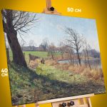 Картина на стену Репродукция Вид на Хорнбек 40x50