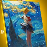 Картина на стену Сейлор Мун Аниме 40x50