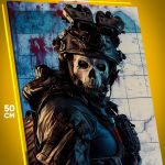 Картина на стену Call of Duty Игра Саймон «Гоуст» Райли 40x50