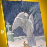 Картина на стену Ангел и кошки 40x50