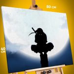 Картина на стену Наруто Аниме Итачи Учиха Акацуки 40x50