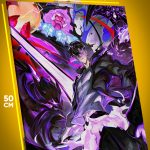 Картина на стену Поднятие уровня в одиночку Аниме 40x50