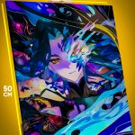 Картина на стену Геншин Импакт Игра Сяо 40x50