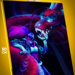 Картина на стену League Of Legends Игра KDA Акали 40x50