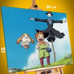 Картина на стену Хаяо Миядзаки Аниме Унесённые призраками 40x50