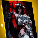 Картина на стену Повелитель Аниме Альбедо 40x50